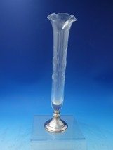 Old French by Unknown Silverplate Bud Vase Crystal c.1960 10 3/4&quot; (#5989) - £123.98 GBP