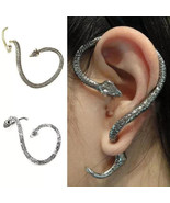 Snake Ear Stud Cuff Wrap Earring Copper/Silver Plated Fashion Gothic Pun... - €13,06 EUR