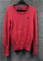 U.S. Polo Assn. Sweater Womens XL Red Long Sleeve Pullover Ribbed Sleeve... - $23.53