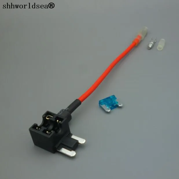 shhworldsea Nen 2PCS 15A  Mini Blade Fuse Tap Holder Add A Circuit Line ATM APM - £11.48 GBP