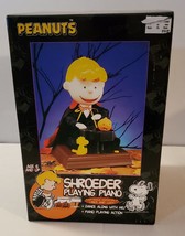 Snoopy Peanuts Schroeder Plays Piano Gemmy Halloween animated musical NIB - £35.65 GBP