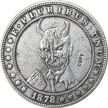 Hobo Nickel 1878-CC Usa Morgan Dollar Coin Copy Type 136 - £7.23 GBP
