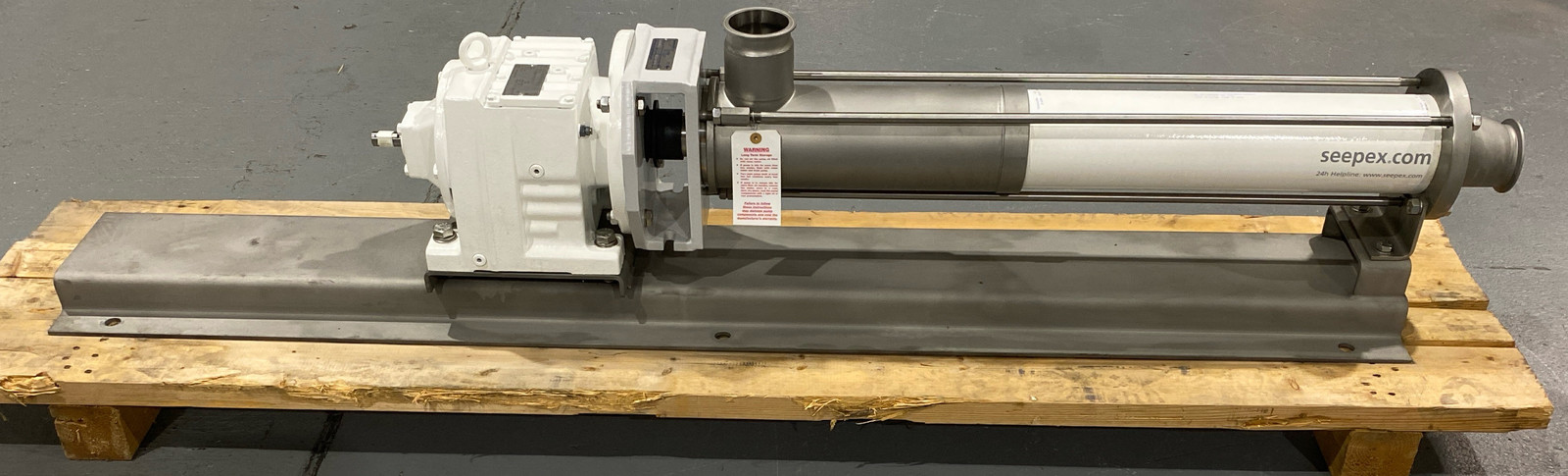 Seepex BCSB 10-12 Progressive Cavity Pump W/Sew-Eurodrive Gearbox 5.99 R... - $2,282.00