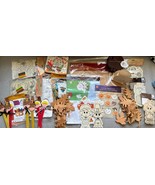 Thanksgiving Craft Kits Bundle For Kids Coloring Wooden Leaves Mask Stic... - $12.96