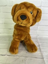 Classic Toy Co Company Shar Pei Puppy Dog Plush Stuffed Animal Wrinkles Brown - £30.47 GBP