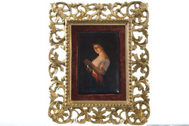 C1900 Hutschenreuther Porcelain Plaque &quot;Gute Nacht&quot; (Good Night) after Georg Hom - £926.58 GBP