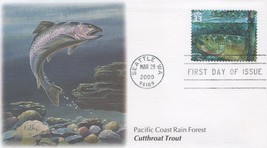 US 3378FDC Fleetwood cachet Pacific Coast Rain Forest SET of 10 ZAYIX 09... - £6.70 GBP