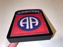 US Army 82nd Airborne Division All American SSI Patch Insignia Plaque 6"... - $19.57