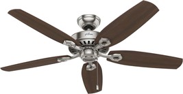 Builder Elite Indoor 52&quot; Ceiling Fan With Pull Chain Control Hunter Fan ... - £52.14 GBP