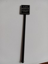 Del Webb’s Mint Casino Hotel Las Vegas Swizzle Stick Drink Stirrer Black - $12.22