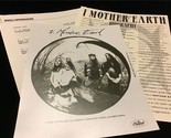I Mother Earth “Dig” Album Release Original Press Kit w/Photo &amp; Biography - £15.73 GBP