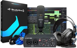 Presonus Audiobox 96 25Th Anniversary Studio Recording Bundle With Studi... - £203.06 GBP