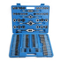 Combination Tap And Die Set Cutter Kit Screw Extractor Remove Metric &amp;Sa... - £94.19 GBP