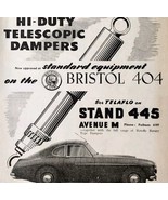 1954 Teleflo Dampers Earls Court Advertisement Motor Show Automobilia DW... - $24.99