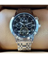 Fluorescence Wristwatch Automatic mechanical watch hollow tourbillon wat... - $39.80