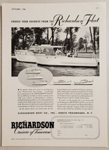 1948 Print Ad Richardson Cruiser Boats Made in North Tonawanda,New York - £12.59 GBP