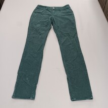 Maurices Skinny Leg Green Cotton Stretch Corduroy Pants in Women’s Size Small image 14