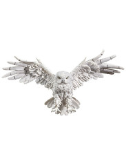 Mystical White Owl Wall Sculpture (a,dt) M13 - £176.84 GBP