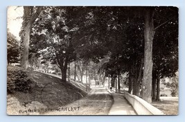 RPPC Summer Street View Springfield Vermont VT 1912 DB Postcard P14 - £8.64 GBP