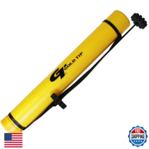 Gold Tip EA Arrow Tube Yellow Adjustable 24.5"-39.5" Holds 12 Arrows/Bolts - $46.43