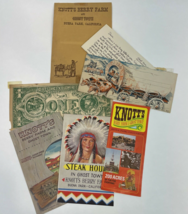 Vintage Knotts Berry Farm Park Ephemera Paper Collectible Menu Letter So... - $36.00