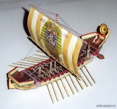 Papercraft - Ancient Egyptian boat - Scale 1/100 - £2.28 GBP