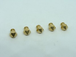 0.6mm - 5 Pcs Pack Lot MK10 Nozzle Solid Brass M7 Thread Extruder Hotend... - £8.07 GBP