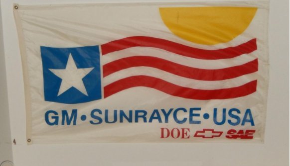 GM - Sunrayce - USA Flag 3X5 Ft Polyester Banner USA 90x150cm - Decorative