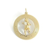 Authenticity Guarantee 
Vintage Cupid Cherub Pearl Necklace Pendant Char... - £635.48 GBP