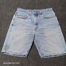 VTG Levi 505 Jean Shorts Men 33 Blue Jorts Casual Regular Fit Denim Summ... - $17.05