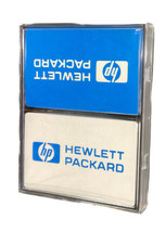 NOS! Double Sealed Decks of HP Hewlett Packard Playing Cards Made in USA In Case - $23.16