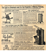 1969 Movie Projector Parts 1901 Repro Advertisement Sears Film Supply DW... - €17,21 EUR