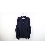 Vintage Brooks Brothers Mens XL Distressed Blank Merino Wool Knit Polo S... - $915.29 MXN