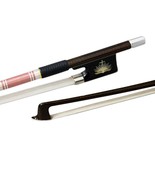 Sky Violin Bow Master Silver Part Carbon Fiber 4/4 Full Size Ebony Frog - $149.99