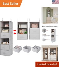 Hanging Closet Organizer – Efficient 6-Shelf and 3-Tier Design for Tidy ... - $1,804.35 MXN