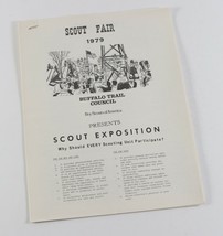 Vtg 1979 Scout Fair Buffalo Trail Council Exposition Boy Scout of Americ... - $11.57