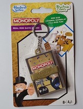 Monopoly Keychain Mini Size Game w/ Original Gameplay for Full-Size Fun Hasbro! - £9.34 GBP