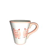 Sonoma Pigs &quot;Piggy&quot; Mug Life Style Adorable! Small Chip See details FAST... - €5,08 EUR