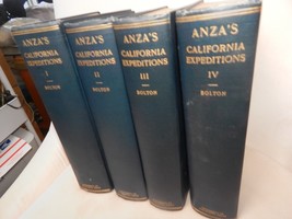 Anza&#39;s California Expeditions by Herbert Eugene Bolton, 1930, 4 Volume Set - £202.58 GBP