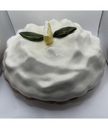 Vintage Lemon Meringue Pie Keeper Covered Pie Dish Dessert Holder 9 Inch - €34,32 EUR