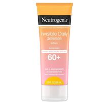 Neutrogena Invisible Daily Defense Lotion SPF 60+ 3.0 Fl. Oz - $9.89