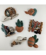 Burwood Southwest Wall Decor Wild West Cowboy Wagon Wheel Cactus Western... - $54.09 CAD