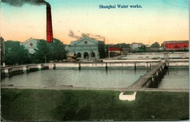 Vtg Postcard 1910s Shanghai China - Shanghai Water Works - Unused SS Picture Pub - £80.84 GBP