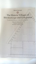 1996 The Historic Villages Of Shirakawa-Go And Gokayama  By  Shirakawa-Mura Og.. - £30.79 GBP