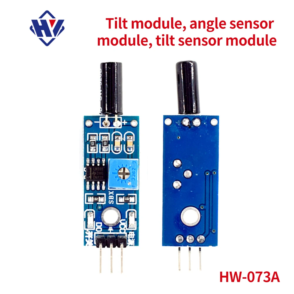 10pcs/lot vibration trigger alarm switch sensor module ball angle tilt power off - £10.43 GBP+