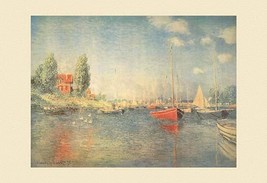The Red Boats, Argenteruil by Claude Monet - Art Print - $21.99+