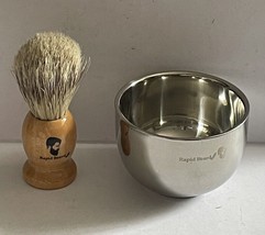 Rapid Beard Shaving Cup And Brush - $20.00
