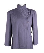 Vintage 1960s Sears The Fashion Place Purple Trench Coat Size 12P - MISS... - $65.01