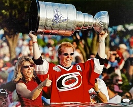 Glen Wesley Autographed Signed 2006 Hurricanes Stanley Cup 16x20 Photo Jsa Cert - $29.99