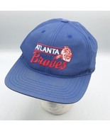 Vintage Atlanta Braves Chief American Needle Snapback Hat Cooperstown Co... - £63.45 GBP